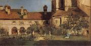 William Merritt Chase The Cloisters Spain oil painting artist